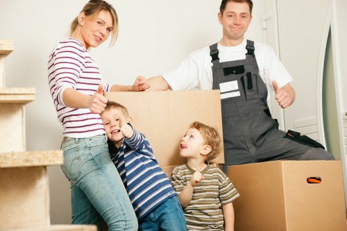Organized storage unit for furniture storage in Hithergreen